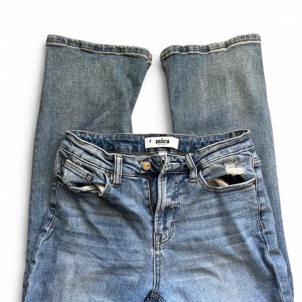 Mica Classic Blue Straight Leg Women's Jeans